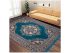 Vram Velvet Carpet – |60″ inch x 84″ inch | 150 cm x 210 cm | 5 Feet x 7 Feet |-Sky Blue