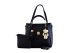 Le Platinum PU Leather Handbags with Sling Bag for Women Large Shoulder Tote Purse Top Handle Satchel