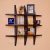 Amaze Shoppee Wood Globe Shape Wall Shelf, Brown